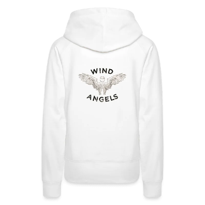Vintage Angel Hoodie Hoodie with Turtle Neck Cozy Winter