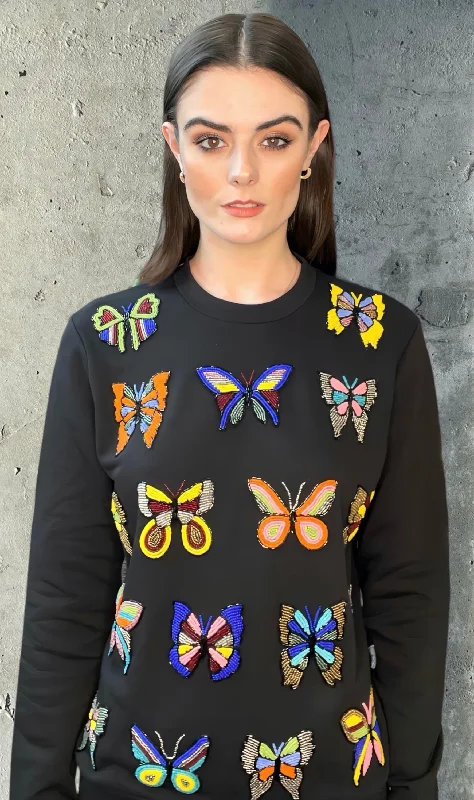 Any Old Iron Butterfly Queen Sweatshirt Hoodie Sweatshirt Pullover