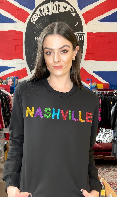Any Old Iron Nashville Sweatshirt Hoodie with Button Classic Timeless