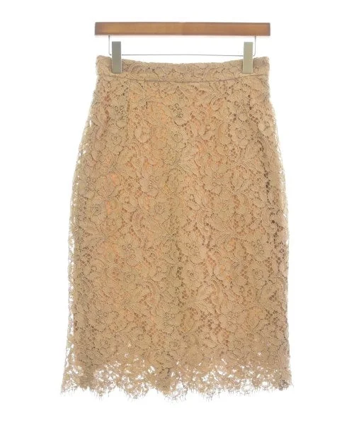 DOLCE&GABBANA Knee length skirts chiffon skirt airy