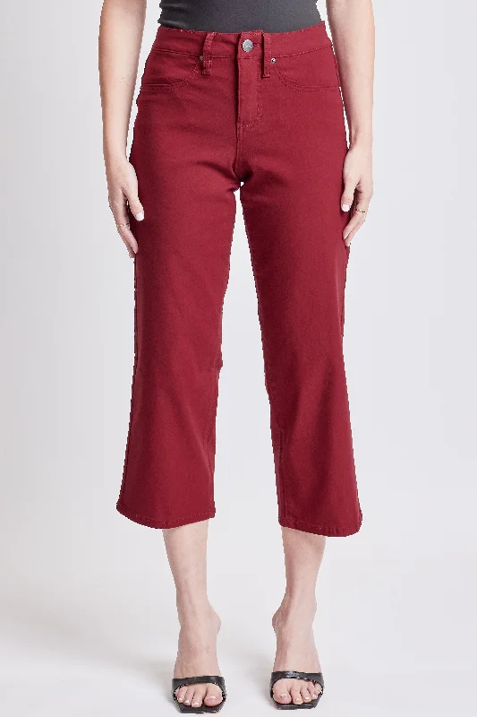 Holly Red Wide Leg Pant Chic Checkered Pants