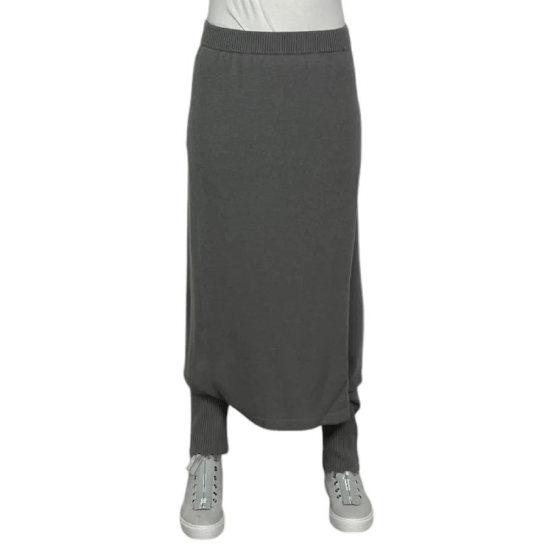 KNIT PANT W/FAUX SKIRT Cozy Fitted Pants