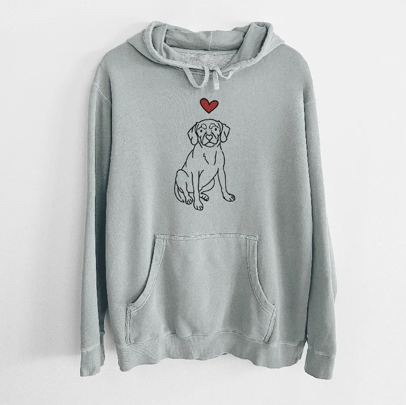 Love Always Puggle - Babs - Unisex Pigment Dyed Hoodie Hoodie Sweatshirt Pullover