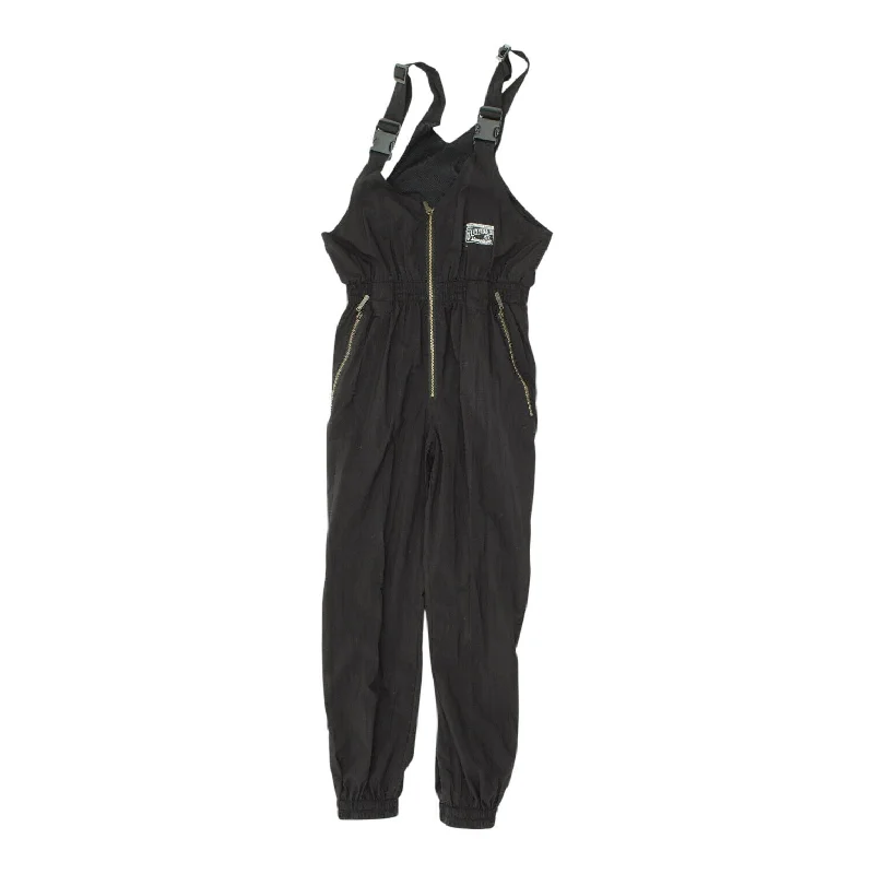 Olympia Womens Black Ski Salopettes | Vintage Skiing Winter Sports Snow Pants