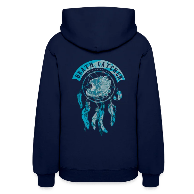 Death Catcher Hoodie - Women’s Hoodie with Snap Buttons Easy Quick