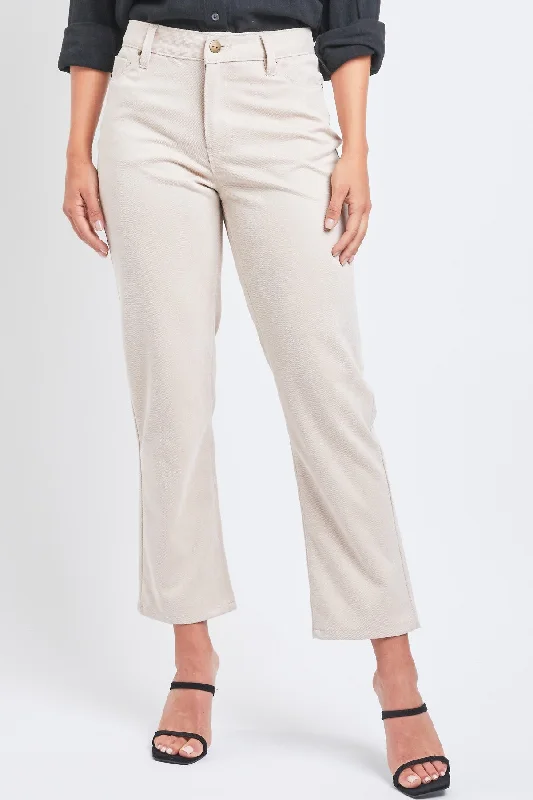 Winter Sueded Twill Pant Chic Capri Pants