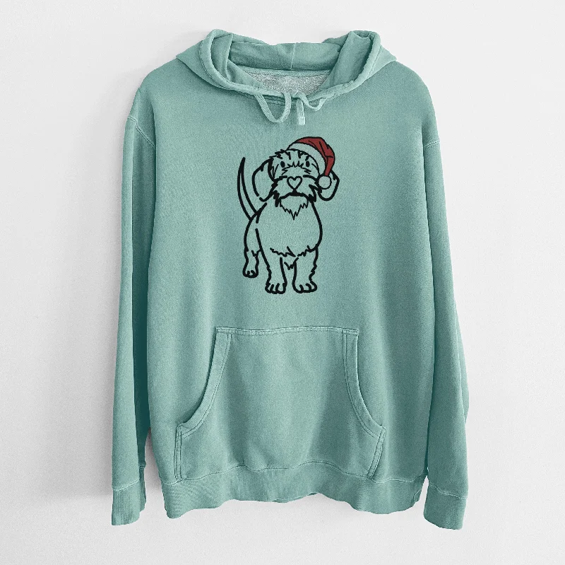 Jolly Wire Dachshund - Henry - Unisex Pigment Dyed Hoodie Hoodie with Longline Fit Extended Stylish