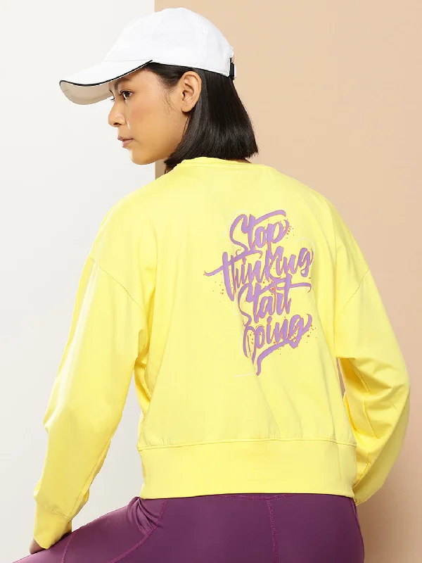 Aspire Oversized Sweatshirt Cotton Hoodie Fleece Lining Warmth