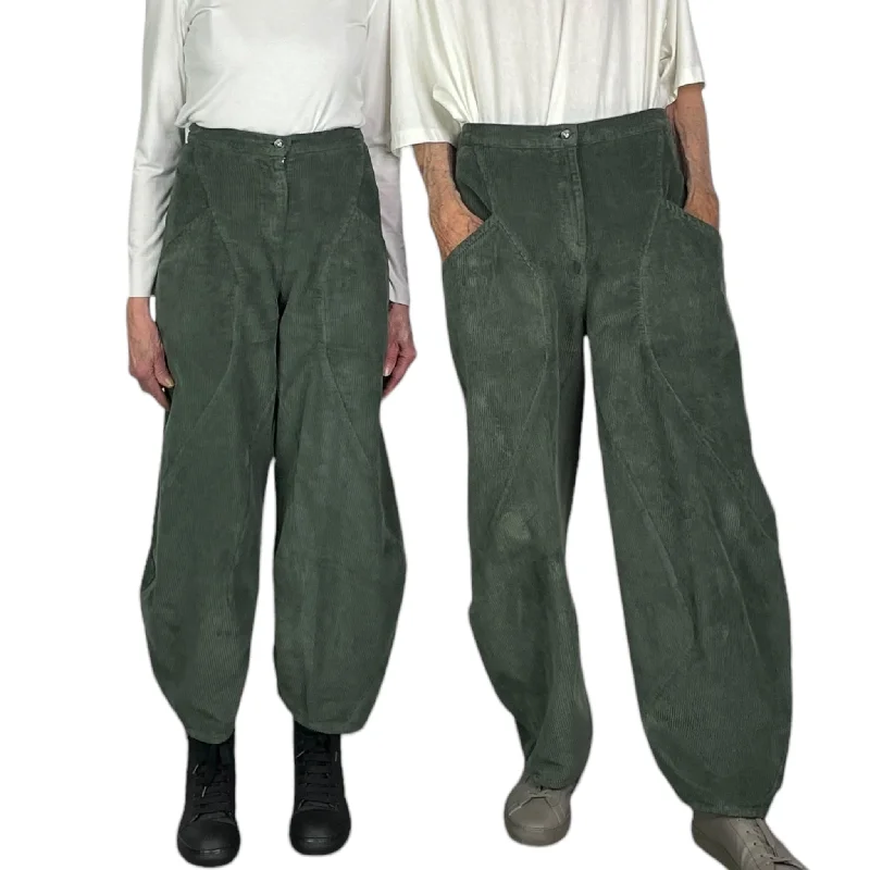 DIGI CORDUROY PANT Elegant High-Waist Pants