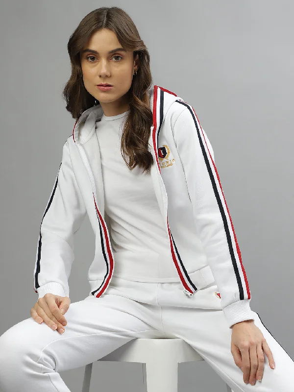 Iconic Women Solid Hooded Full Sleeves Sweatshirt Hoodie with Pocket Utility Practical