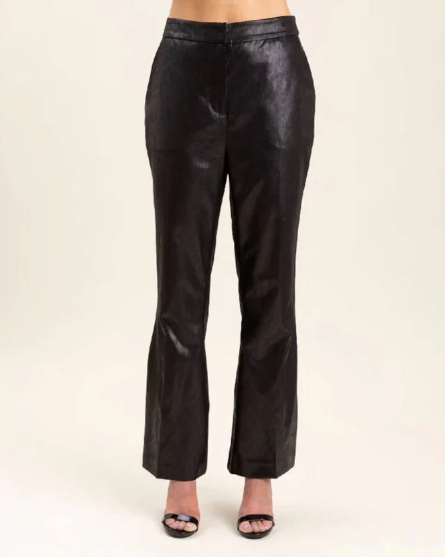Willow Pant In Black Cozy Fitted Pants