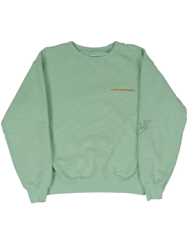 MATTY BOY LUST CREWNECK SWEATSHIRT Hoodie with Hem Frayed Vintage Worn