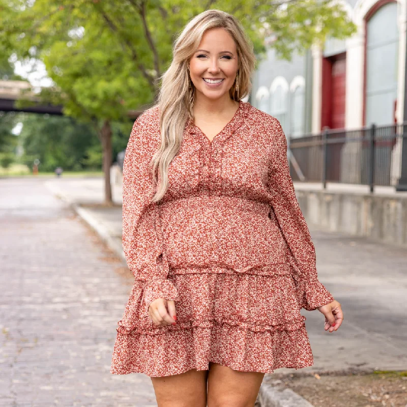 Memories Of Tonight Dress, Rust
