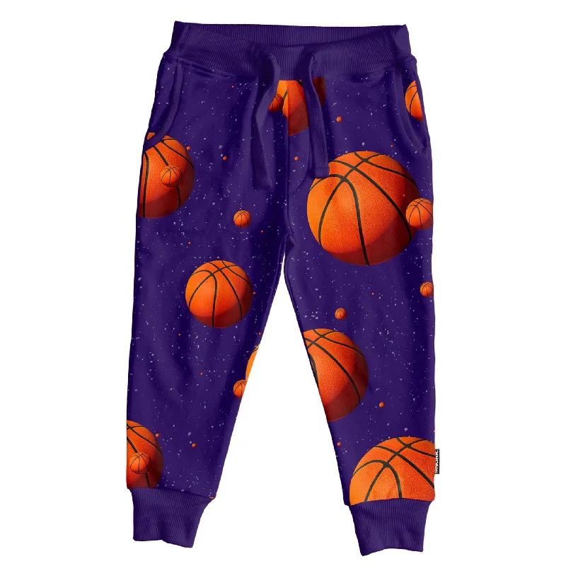 SNURK Basketball Stars Pants Kids Comfortable Pleated Pants