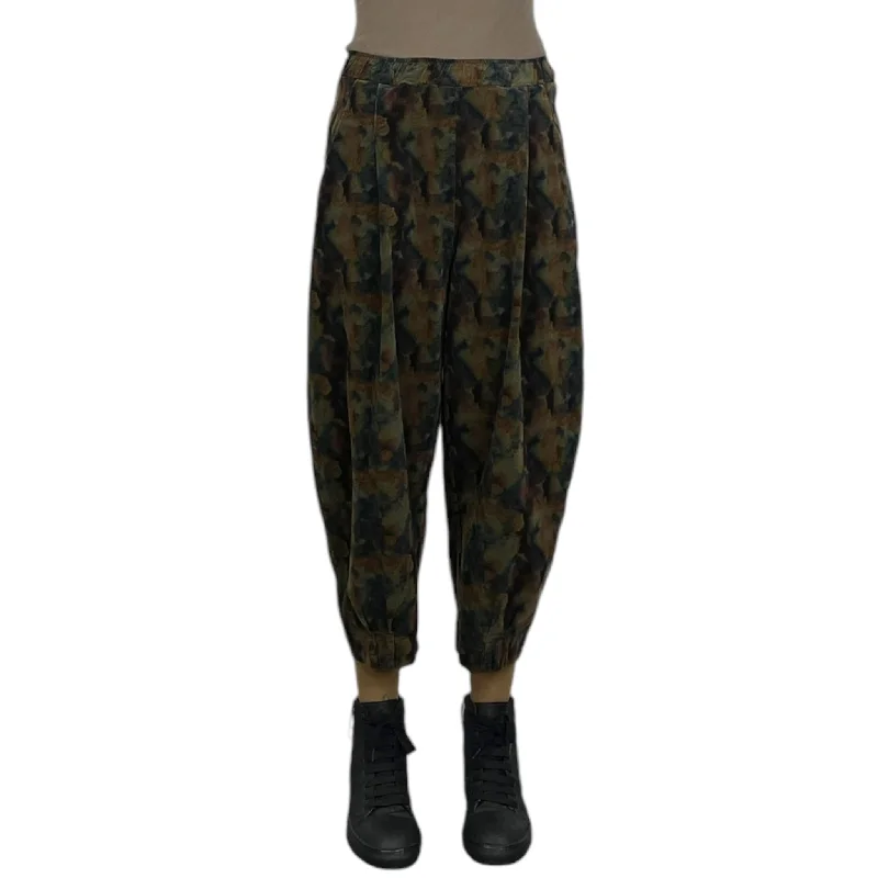 FLORAL PRINT BIANCO PANT Elegant Dress Pants