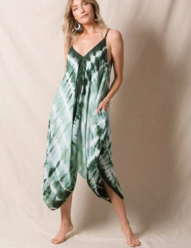 Ella Tie-Dye Jumpsuit - Ivy