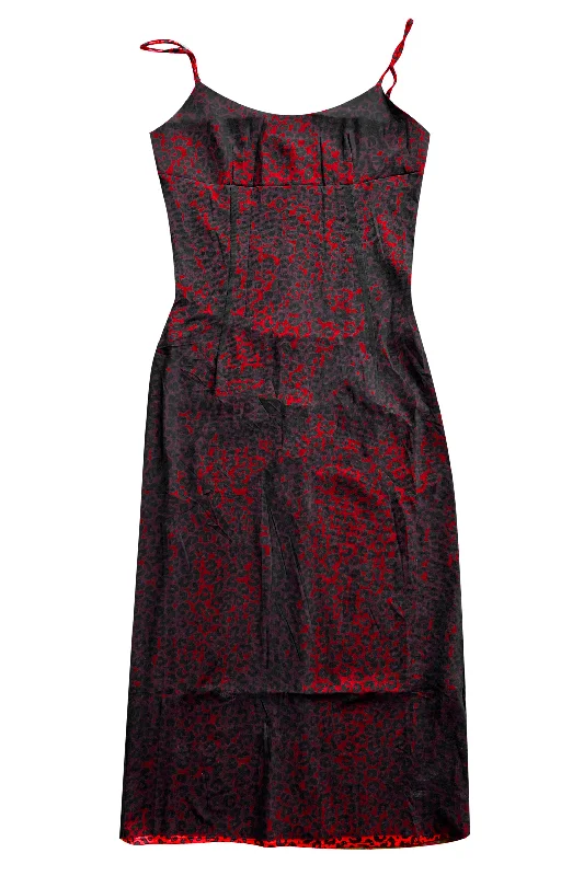 PRE-ORDER: Red Cheetah Cameron Dress Elegant Long Evening