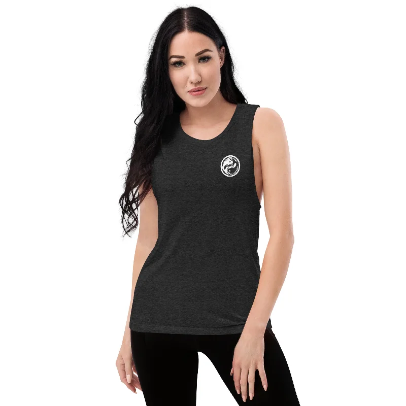 BETA Ladies’ Muscle Tank striped tank top