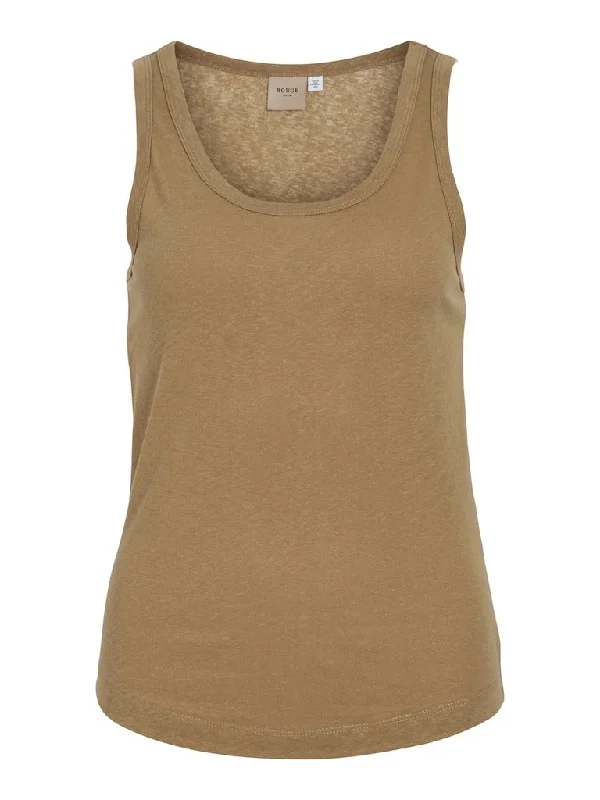 Vila Holly - Tank top cold shoulder tank