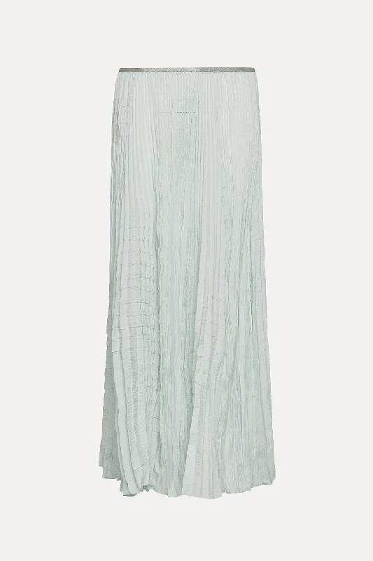 Breeze Pliss' Sarong Skirt wool skirt breathable