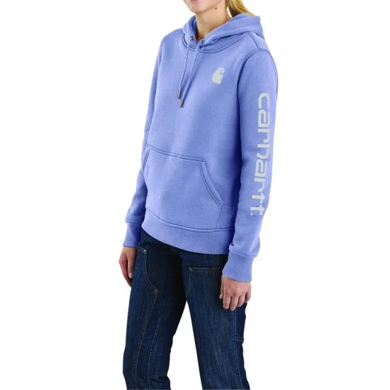 Carhartt 102791 - Women's Clarksburg Graphic Sleeve Pullover Sweatshirt Large Slit Sleeve Stylish