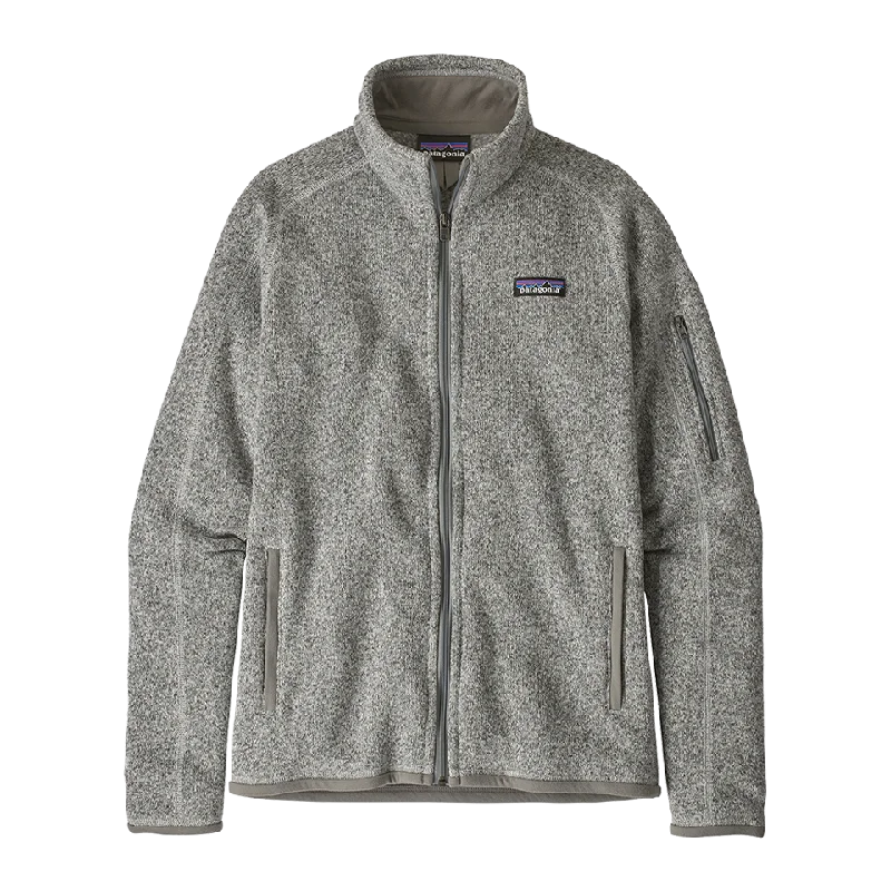 Patagonia Women's Better Sweater Jacket Birch White Tailored Straight A-Line