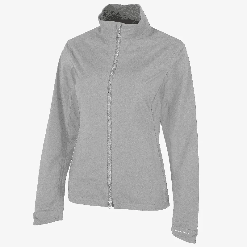 Anya - Waterproof golf jacket Striped Jacket Polka Dot Jacket Floral Jacket