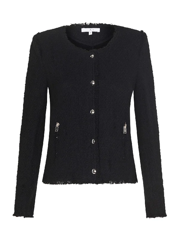 Agnette Jacket One-Shoulder Jacket Off-the-Shoulder Jacket Asymmetrical Jacket
