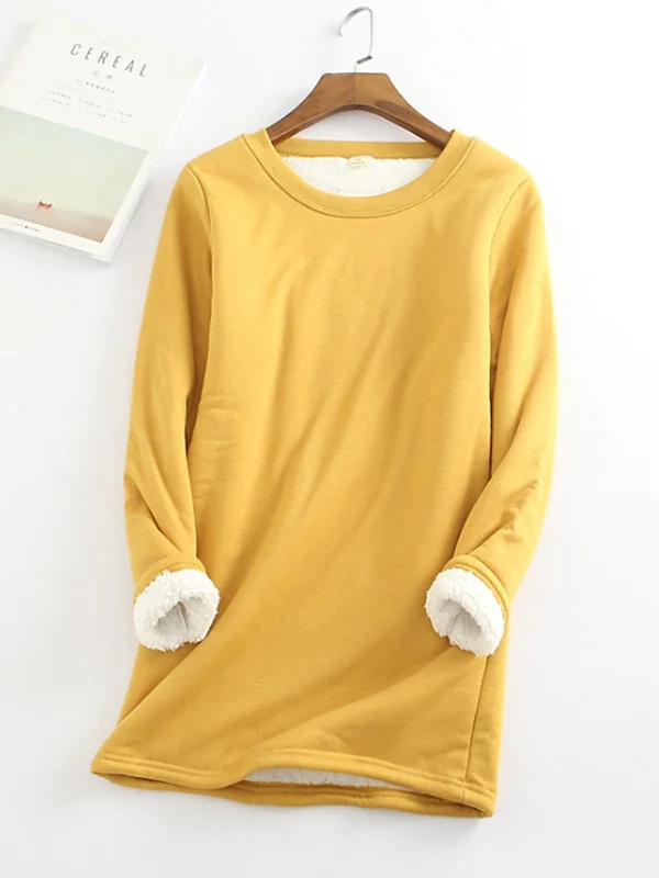 Medium And Long Oversized Sweater Spandex Rayon Corduroy