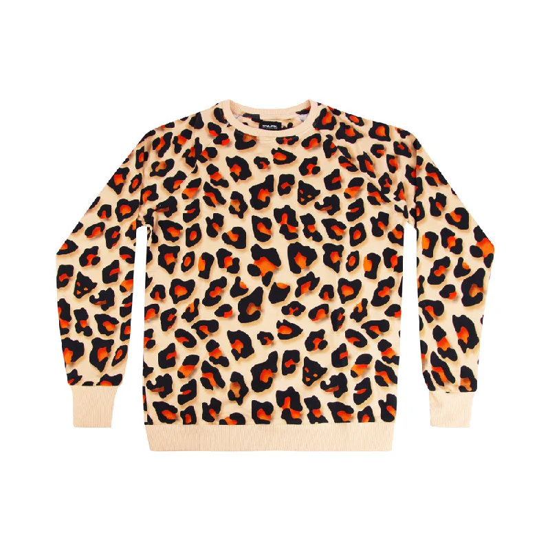SNURK Paper Panther Sweater Ladies Solid Color Striped Floral Print