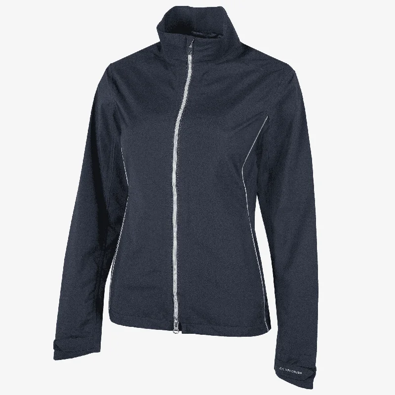 Anya - Waterproof golf jacket Fitted Jacket Loose Jacket Oversized Jacket