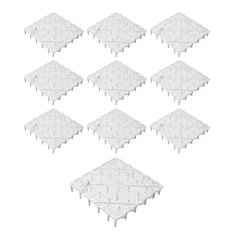Maxbell 10Pcs Fish Tank Bottom Filter Plate Suction Filter Plate with Connector White activewear tank top