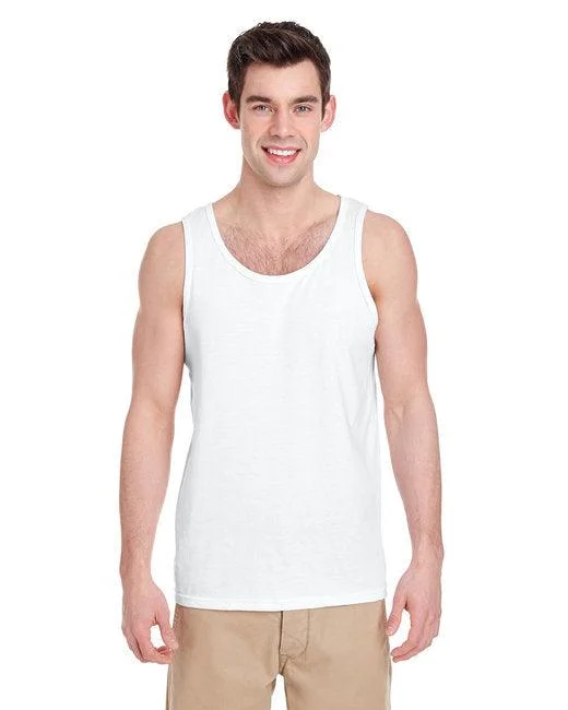 Gildan Adult Heavy Cotton  Tank G520 (Pack of 6) vintage tank top
