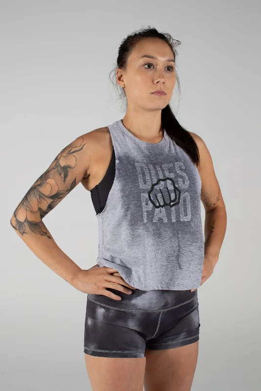 Women's Dues Paid Cropped Tank basic tank top