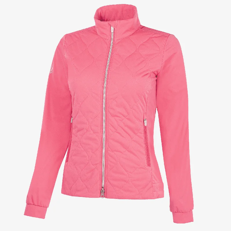 Leora - Windproof and water repellent golf jacket Fleece Jacket Down Jacket Feather Jacket