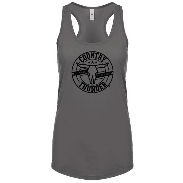 Country Thunder Women's Circle Logo Graphic Tank Top
