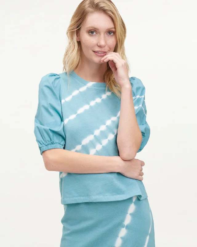Celeste Puff Sleeve Pullover Long Bell Sleeve