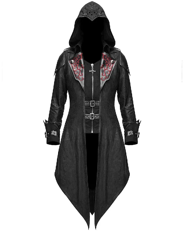Devil Fashion Womens Creed Jacket - Black Quilted Jacket Puffer Jacket Insulated Jacket