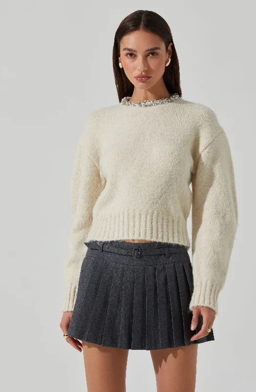 Rowyn Sweater Elasticated Padded Insulated