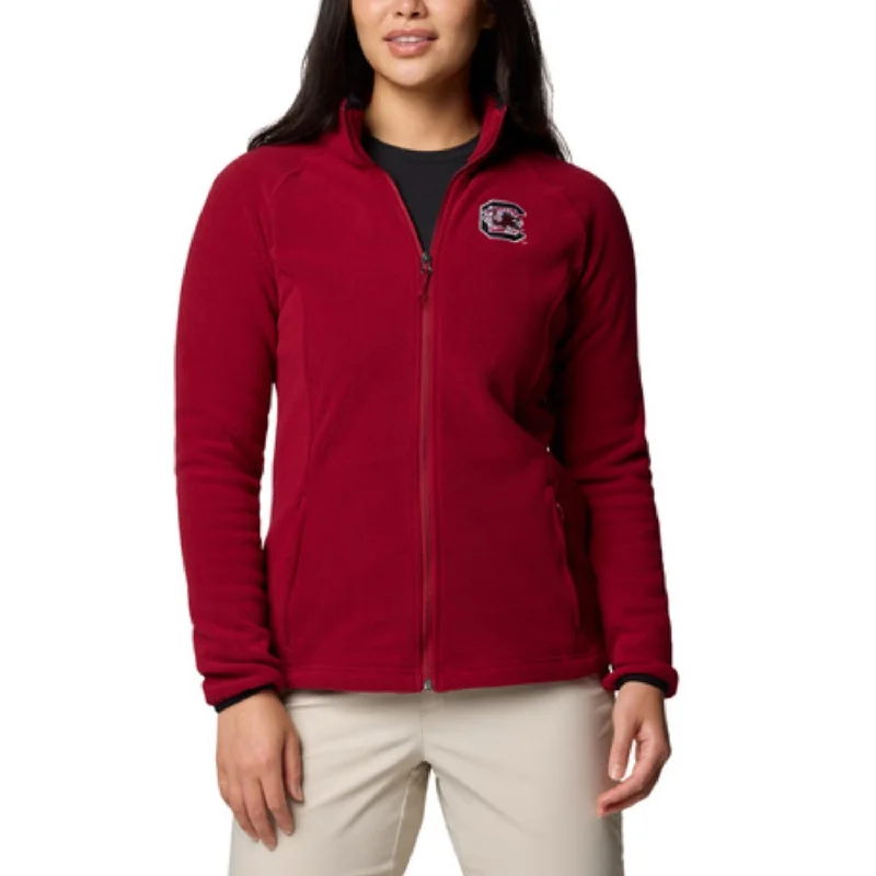 SOUTH CAROLINA GAMECOCKS GARNET FLEECE JACKET Fleece Jacket Down Jacket Feather Jacket