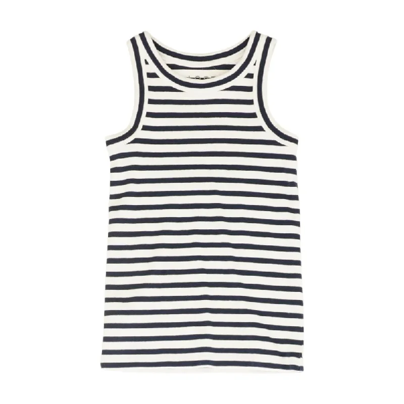 Navy Striped Active Tank crossback tank top