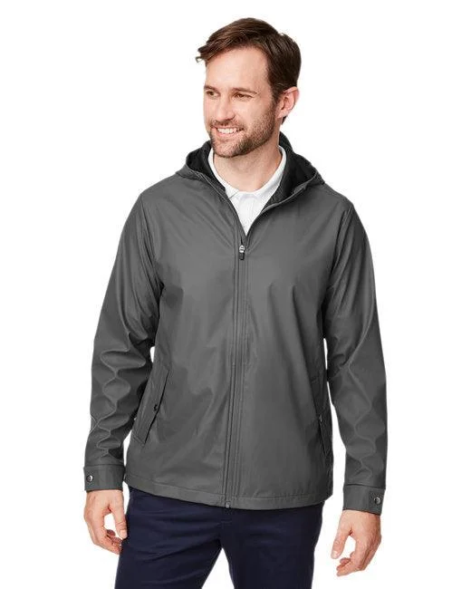Devon & Jones New Classics  Unisex Prescott Rain Jacket DG720 Front Pockets Side Pockets Patch Pockets