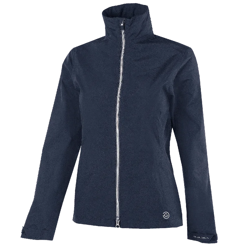 Alice - Waterproof golf jacket Wool Fabric Cashmere Fabric Tweed Fabric