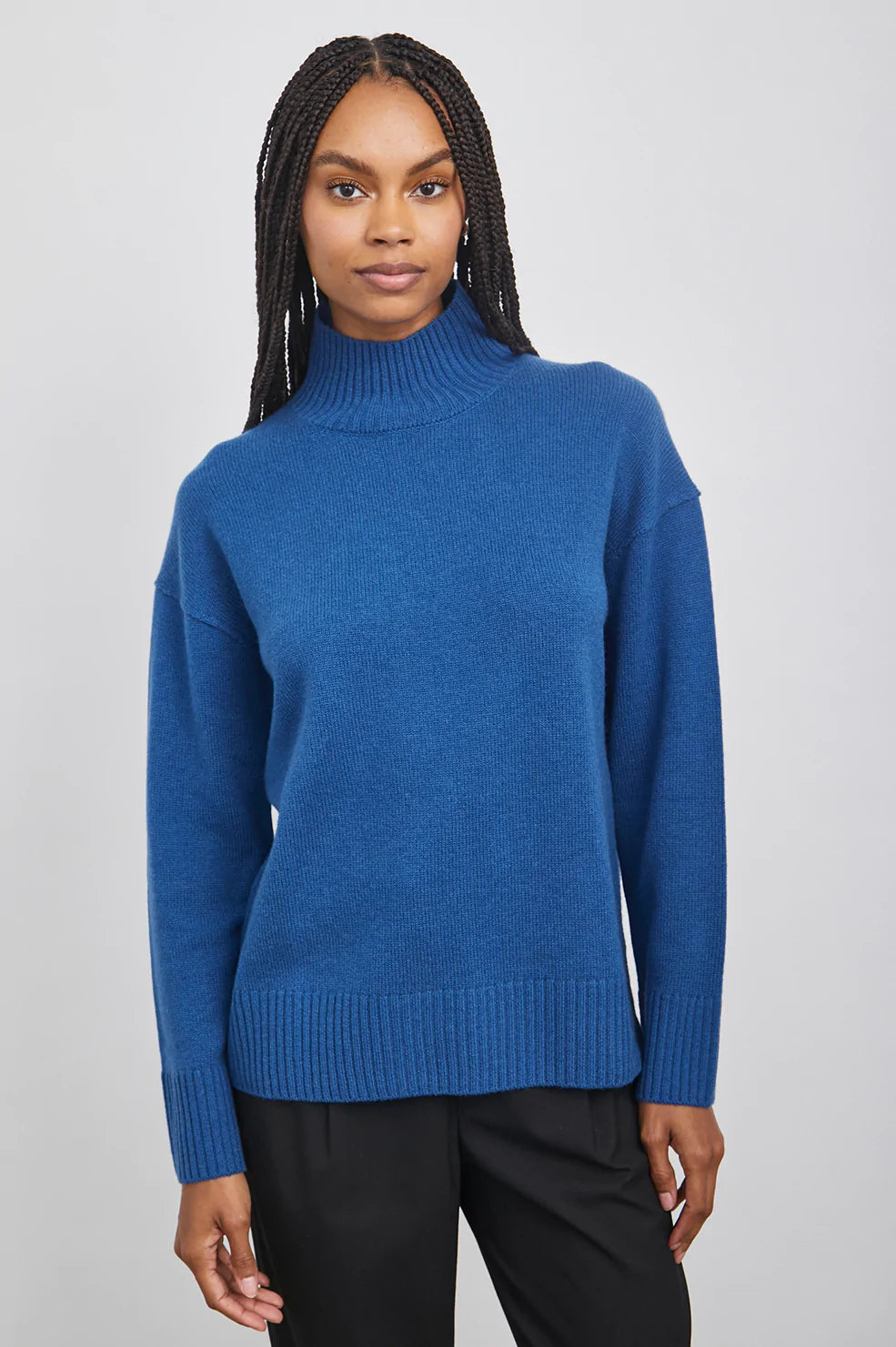 SASHA SWEATER - DELFT BLUE Lightweight Heavyweight Midweight