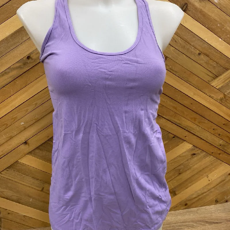 Lululemon - Women's Tank Top: Light Purple-women- striped tank top