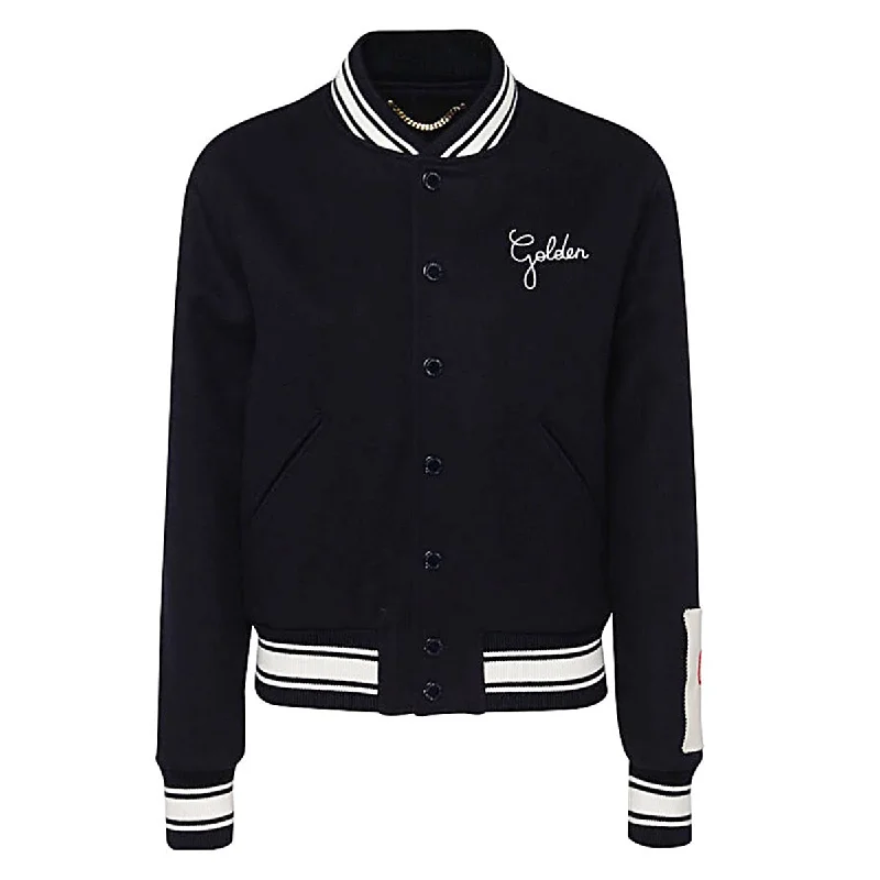 Golden Goose Jackets Blue Trench Coat Raincoat Waterproof Jacket