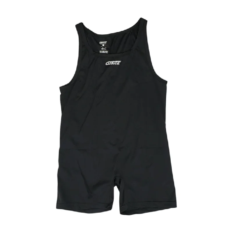 Black Solid CrewneckActive Tank cropped tank top