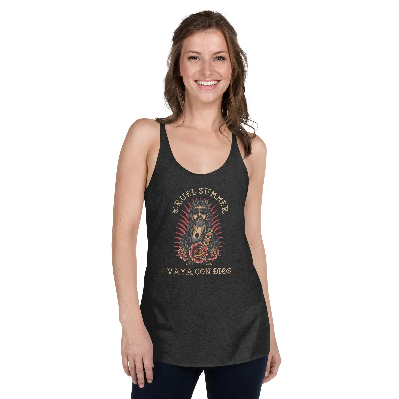 Kruel Summer - Vaya Con Dios Women's Racerback Tank loose fit tank