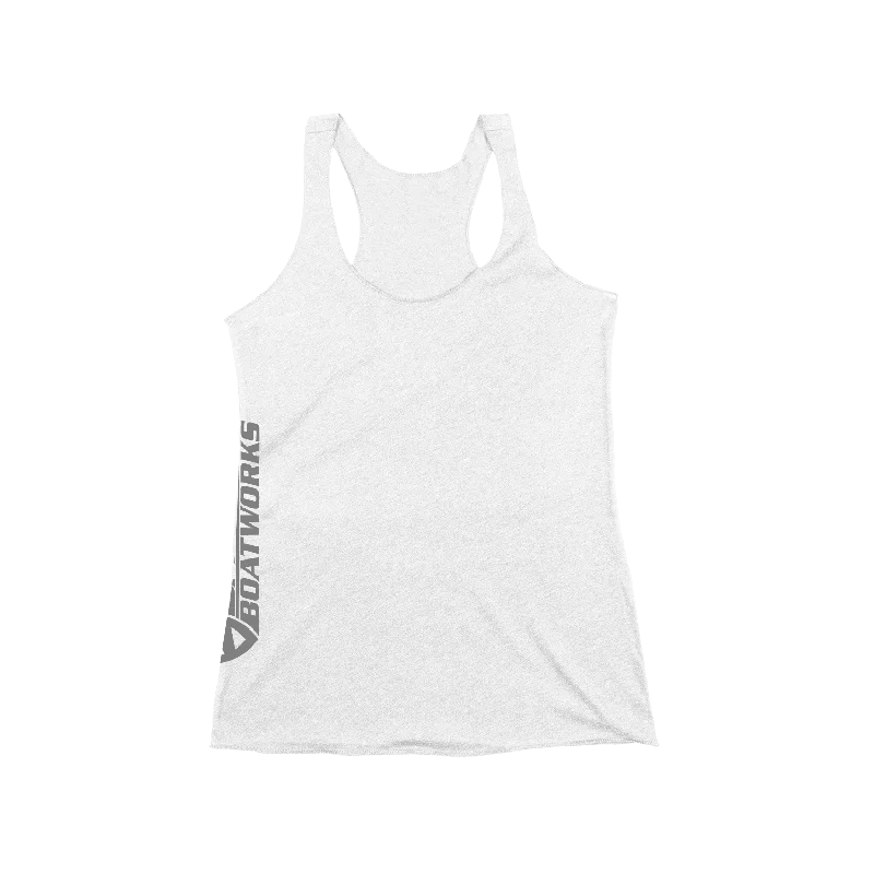 Triblend Racerback Tank Barker cherry red tank