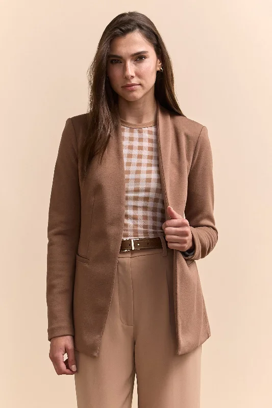 Fitted stretch jacket Print Jacket Jacquard Jacket Patchwork Jacket
